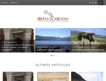Tablet Screenshot of iberiarcana.com